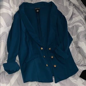 Turquoise blazer